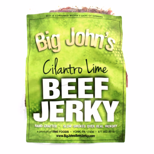 small bag Cilantro Lime beef jerky
